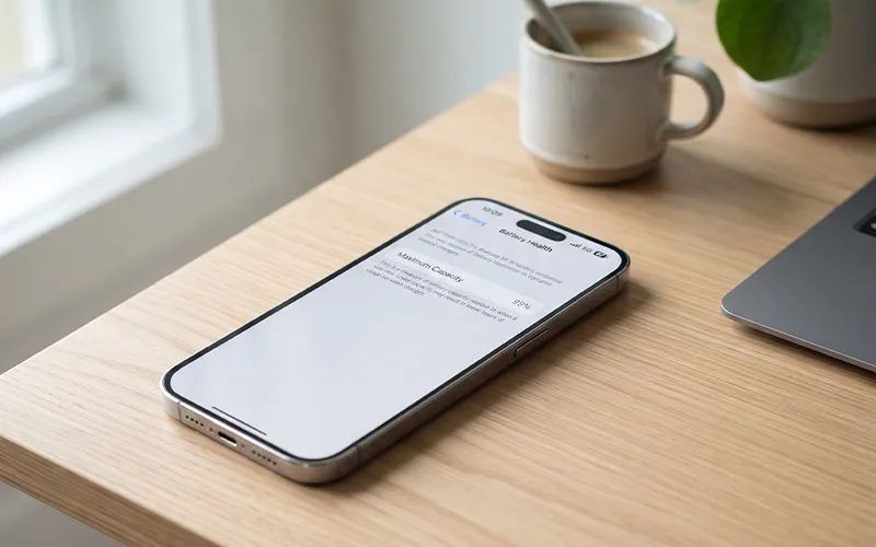 How to check iPhone battery health and maximum capacity in Settings